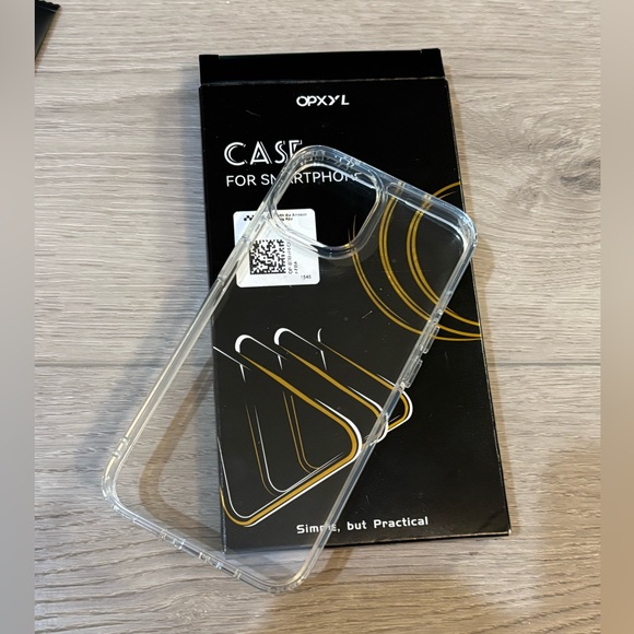 OPXYL Clear iPhone 14 Smartphone Case with Screen Protectors & Lens Protectors - Picture 10 of 12